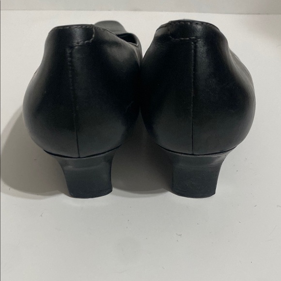 Ecco Womens EU Size 38 Classic Black Leather 2" Heel Shoes - Picture 5 of 12